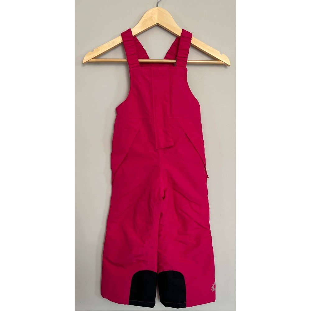 Kids Girls Pink Snow Ski Bib Ski Pants Size 2-4Y Winter Warm Crivit Pro